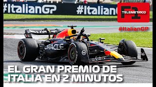 EL GRAN PREMIO DE ITALIA  MONZA EN 2 MINUTOS telemetricof1 f12023 [upl. by Rehpotsirh857]