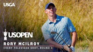 2023 US Open Highlights Rory McIlroy Round 3  Every Televised Shot [upl. by Etteuqram771]