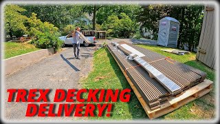 Delivering Trex Decking To One Of Our Jobsites [upl. by Adnocahs34]