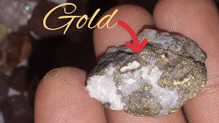 Stone Gold recovery gold ore gold recovery  Rocks Gold recovery [upl. by Ahsonek86]