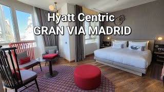 HYATT Globalist Suite life HYATT CENTRIC GRAN VIA MADRID Junior Suite room tour [upl. by Cook]