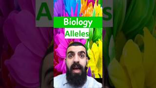 Alleles  GCSE Science in a minute biology gcsescience science gcse stem school [upl. by Ahsaercal]