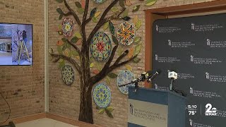 COVID healthcare workers honored with mural [upl. by Einon]