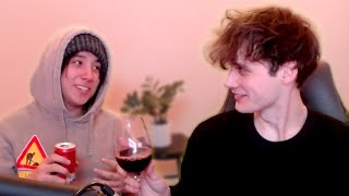 Quackity And Wilbur Soot Wine Stream 🍷 [upl. by Emie]