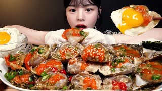 SUB알 꽉찬 간장게장 먹방 흰쌀밥 계란후라이까지 밥도둑 집밥 리얼사운드 Soy Sauce Marinated Raw Crabs Mukbang Asmr [upl. by Nerrak728]