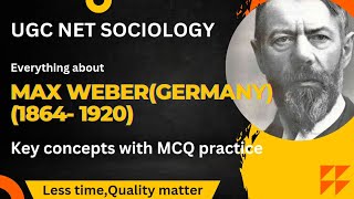 MAX WEBER  IMPORTANT KEY CONCEPTS  IDEAL TYPES  BUREAUCRACY UGC NET JRF  PGT DSSSB  MPPSC [upl. by Corb227]