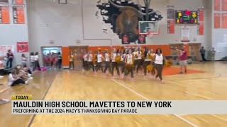 Mauldin Mavettes perform at Macys Thanksgiving Day Parade [upl. by Whittaker]