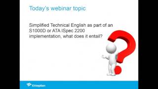 Have an ASD STE100 requirement due to S1000D ATA iSpec 2200 [upl. by Elrahc]