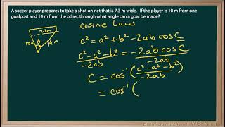 WCLN  Math  COS LAW  EX2 [upl. by Reynolds]