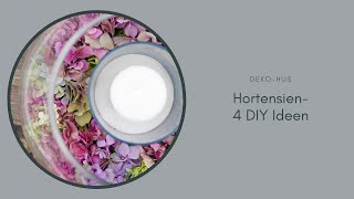 Hortensien  4 DIY Ideen [upl. by Asilehs110]