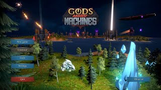 I LOVE This UNIQUE Roguelite Action RTS  Gods Against Machines [upl. by Yonina611]