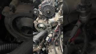 2006 Cadillac￼ dts Replacing water pump on the northstar engine ￼ [upl. by Oyek105]