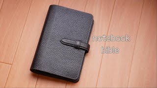 Bible size The entire process of making a leather notebook [upl. by Barnie831]