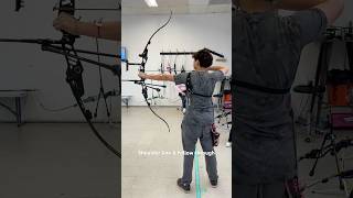 미국에서 양궁하기 Archery in US Shoulder line amp follow through [upl. by Mommy]