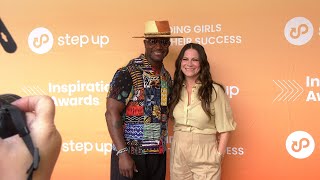 Taye Diggs and Ashlee Margolis 2024 Step Up Inspiration Awards Red Carpet [upl. by Uzziel]