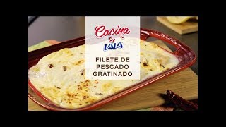 ¿CÓMO HACER FILETE DE PESCADO GRATINADO [upl. by Brion178]