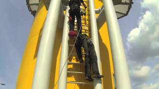 Wind Turbine  Ladder Rescue [upl. by Lucila136]