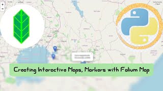 Python Interactive Maps with Folium  Part 1 [upl. by Groscr]