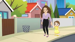 Walking safely across the street  A Fun Song for Kids  Tiny Tune Smither [upl. by Ecinehs]