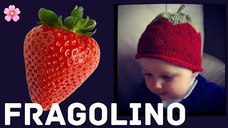 CAPPELLINO ai ferri FRAGOLINO 🍓 🌸 taglia primi mesi [upl. by Llertnek142]