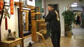 Wing Chun Wooden Dummy Sets 123 [upl. by Odlopoel]