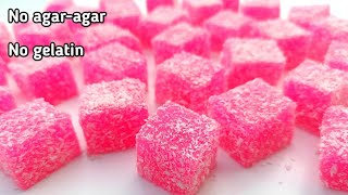 Gummy Candy without gelatin and Agar Agar  Jujubes Candy Recipe  Jello Candy Recipe  Yammy [upl. by Gaillard]