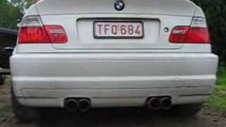 BMW E46 M3 Eisenmann exhaust [upl. by Notrom]