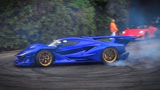 The BEST amp WORST Supercar PowerSlides Goodwood FOS 2019 [upl. by Dnumde]