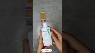 Cerave foaming cleanser pH level 😊skincare facewash youtube shorts youtubeshorts [upl. by Aivan395]