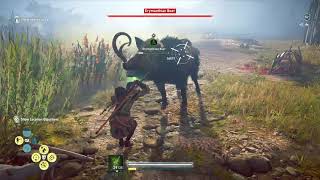 Assassins Creed Odyssey Erymanthian Boar Boss Fight [upl. by Ailemrac462]