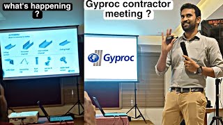 Gyproc contractor meeting 🤝 🤝 technical team falseceiling gypsum interiordesign Gyprocindia [upl. by Emelyne87]