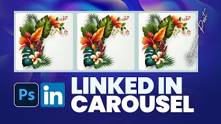 How To Save Linked In Carousel Document In Photoshop [upl. by Edelstein]