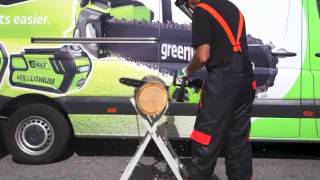 SV Greenworks Tools  Brushless Chainsaw 20077 [upl. by Roee]