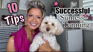 How to Be Successful at Sunless Tanning amp LOVE It [upl. by Ahseket]