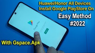 How to install Google play Store on Huawei Nova 7 5G SE 7i All latest Huawei Device 2022 [upl. by Derte811]