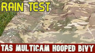 RAIN TEST  TAS Hooped Bivy  Bivi [upl. by Michelina]