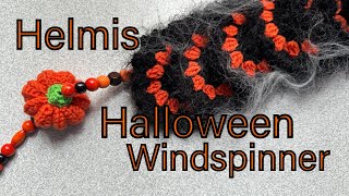 Helmis Halloween Windspinner häkeln für anfänger Windspiel häkeln häkeln crochet [upl. by Ahsinor]