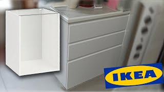 IKEA METOD Kitchen mount Base cabinet  montage caisson meuble bas [upl. by Eelrahc166]