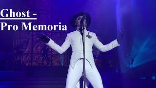 Ghost  Pro Memoria LIVE [upl. by Enehs]