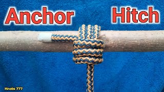 You Never See This Amaizing anchor hitch Tie Anchor hitch knot [upl. by Jacklyn]