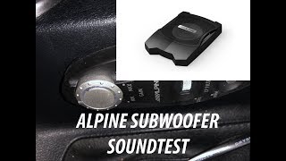 Installed Alpine PWET080OC Active 8” Subwoofer On Toyota Hilux Revo With Stock Speakers [upl. by Oicnerual]