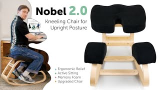 Kickstarter NOBEL 20 Ergonomic Kneeling Chair for Upright Posture [upl. by Winser]