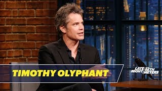 Timothy Olyphant Thinks Seths Picked the Wrong Name for His Newborn [upl. by Wolfie]