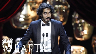 Dev Patel wins Supporting Actor for Lion  BAFTA Film Awards 2017 [upl. by Enomal988]