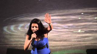 Dance pe chance maar le  by Sunidhi Chauhan Live performance [upl. by Ennayd275]