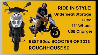 2023 Genuine ROUGHHOUSE 50  Best 50cc On a Budget [upl. by Kcirdla]