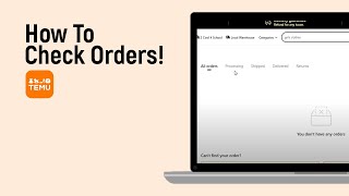 How to Check Orders on Temu Website easy [upl. by Shelburne]