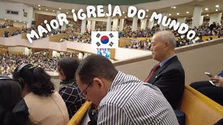 FOMOS NA MAIOR IGREJA EVANGÉLICA DO MUNDO NA COREIA 🇰🇷 [upl. by Socher]