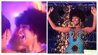 élection miss Afrique 201819 miss congo a eu les cheveux brule après avoir annoncé kel avait gagne [upl. by Arehahs]