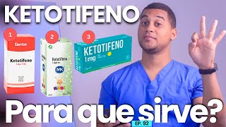 KETOTIFENO PARA QUE SIRVE  3 COSAS [upl. by Llecrup]